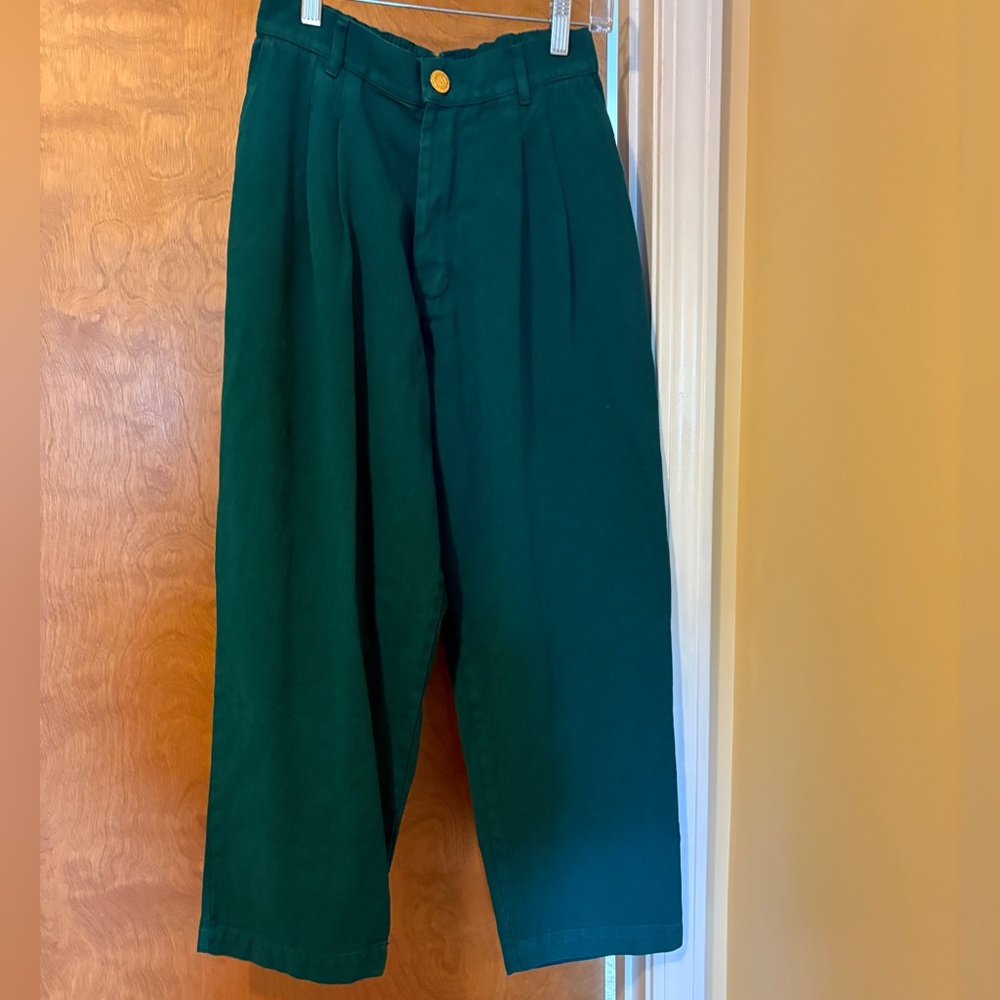 Brand New Big Bud Press Trousers in Emerald Green